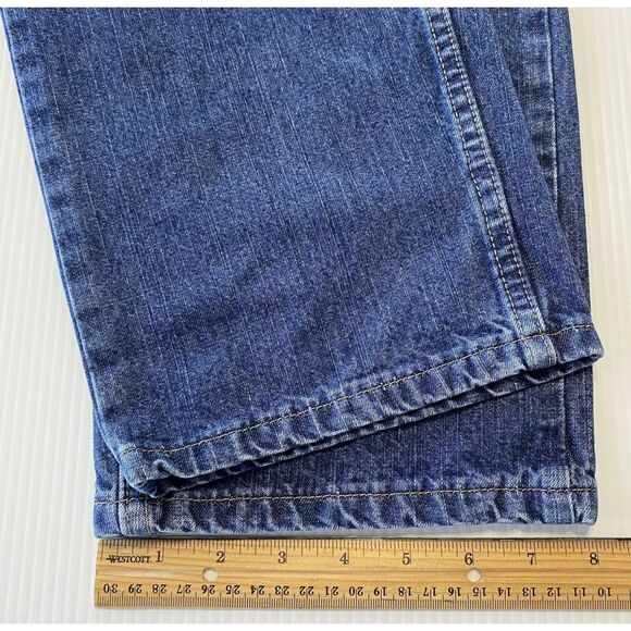 Wrangler Blues Women's Relaxed Fit Denim Jeans Straight Leg Size 10 (Fit 32x33) - Picture 9 of 11